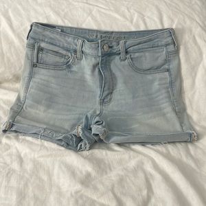 American Eagle Hi Rise Cuff Shorts
